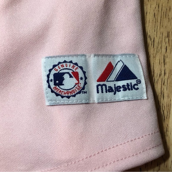 Women’s Pink Yankees Jersey by Majestic - Size XL - Picture 3 of 10